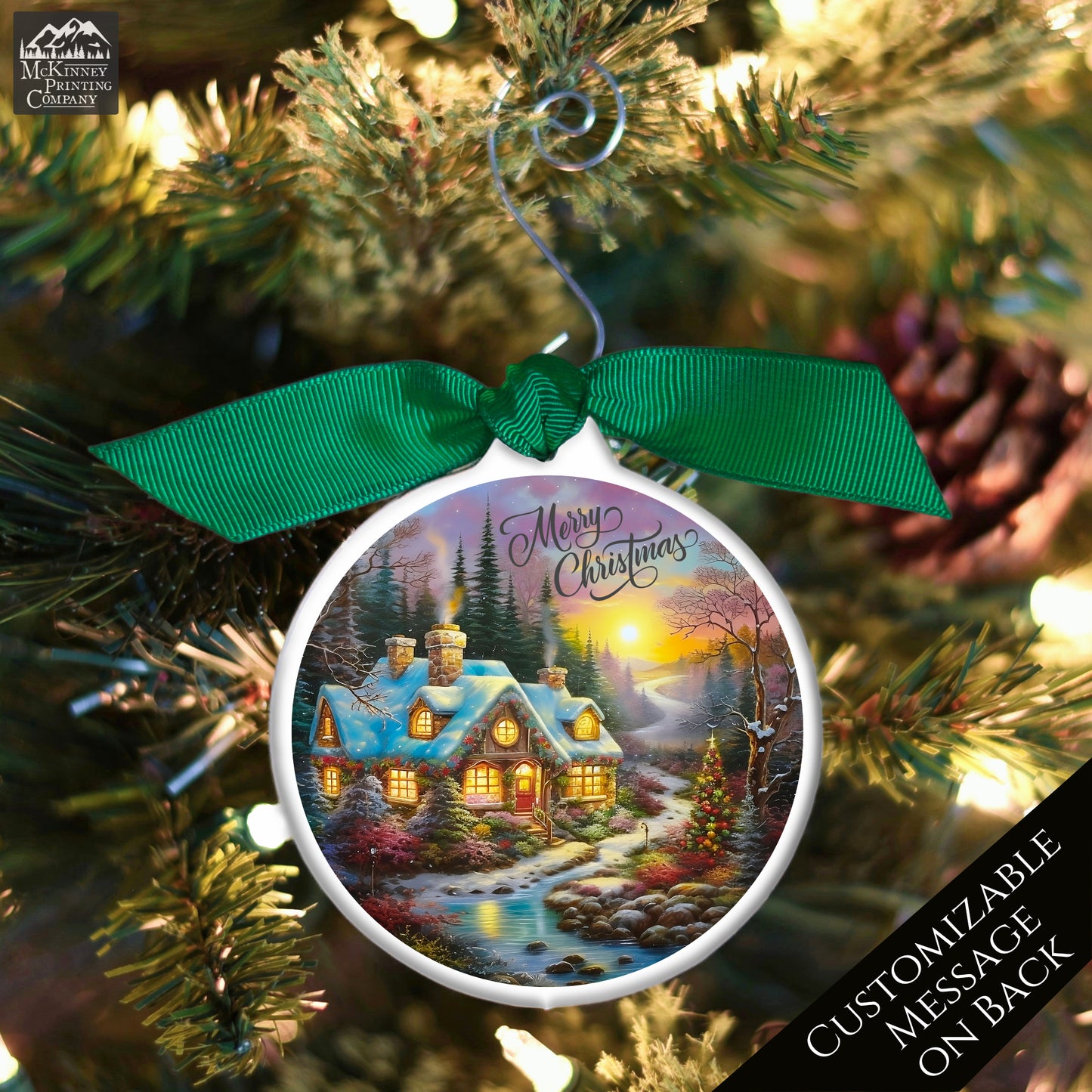 Thomas Kinkade, Style - Christmas Ornament, Painting, Print, Keepsake