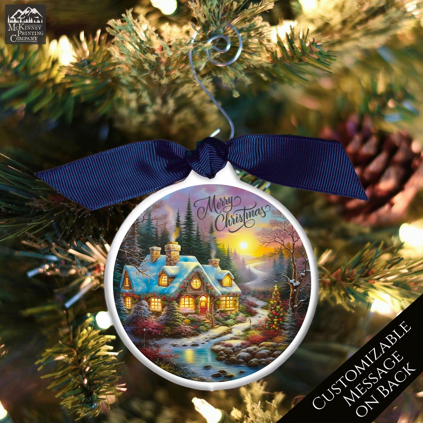 Thomas Kinkade, Style - Christmas Ornament, Painting, Print, Keepsake