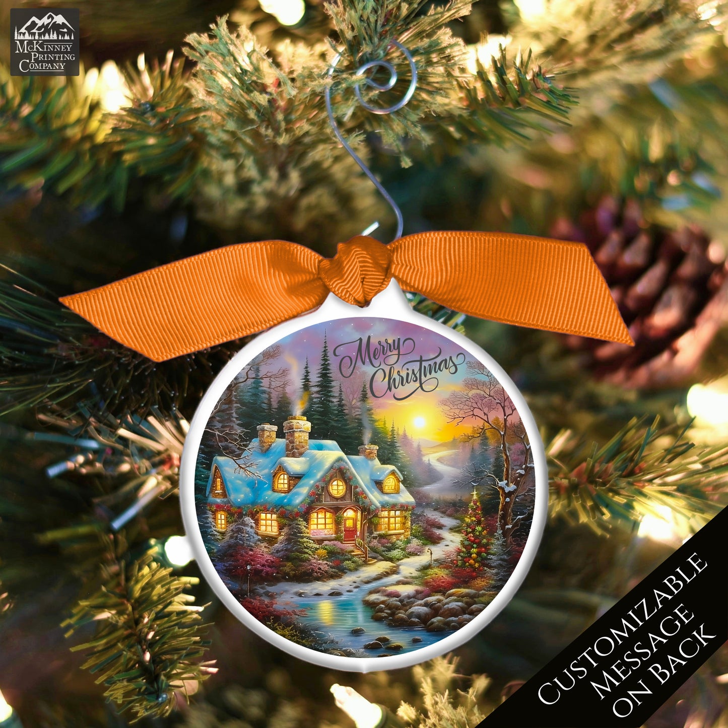 Thomas Kinkade, Style - Christmas Ornament, Painting, Print, Keepsake