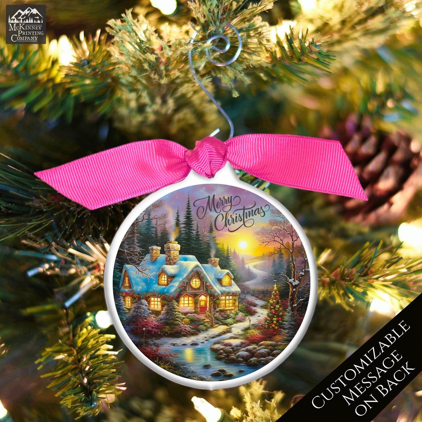 Thomas Kinkade, Style - Christmas Ornament, Painting, Print, Keepsake