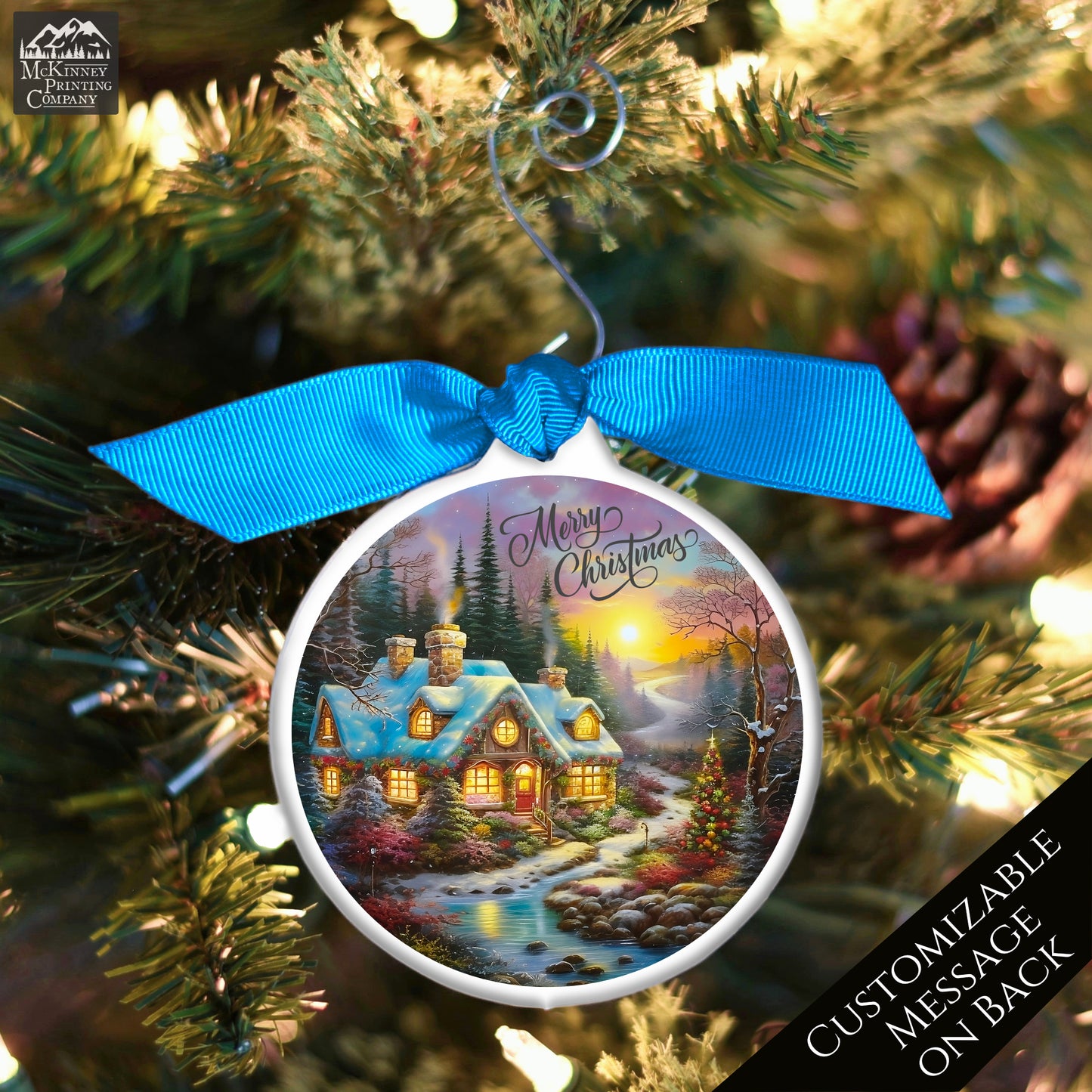 Thomas Kinkade, Style - Christmas Ornament, Painting, Print, Keepsake