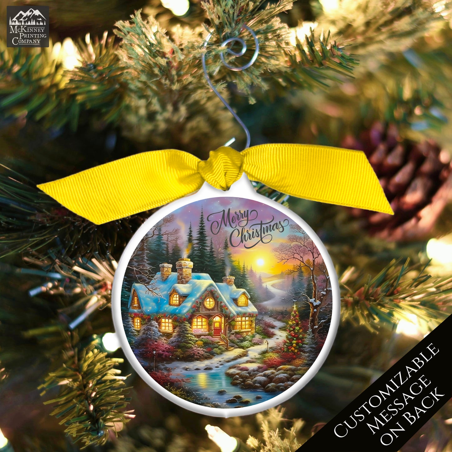 Thomas Kinkade, Style - Christmas Ornament, Painting, Print, Keepsake