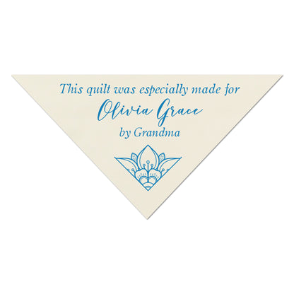 Quilting Label, Fabric Tag, Quilt