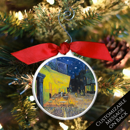Vincent Van Gogh - Christmas Ornament, Café Terrace, Night Café, Print
