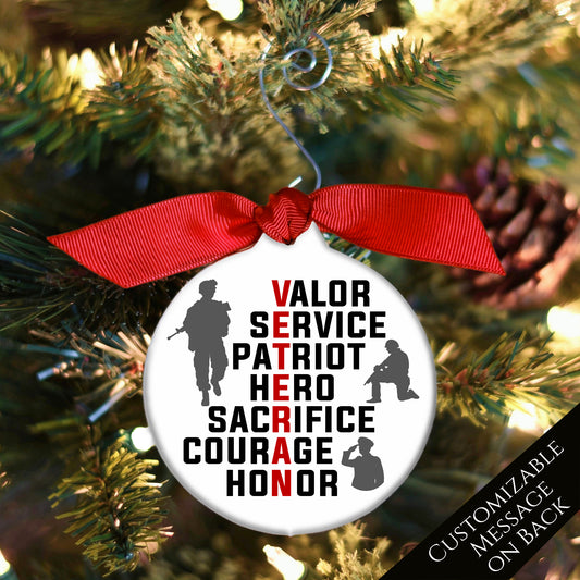 Military Ornaments - Christmas, Veteran, Military, Patriotic, Gift