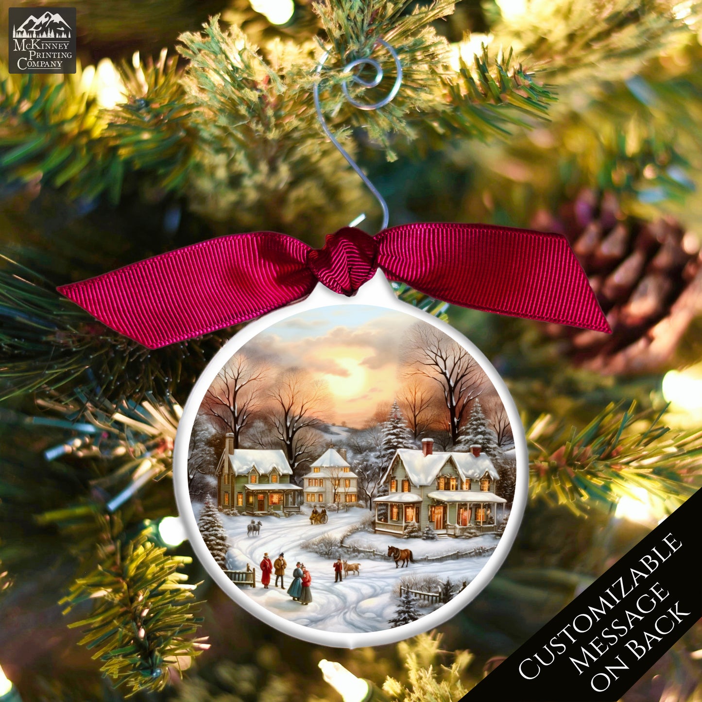 Victorian Christmas Ornaments - Village, Antique, Vintage, Shabby Chic