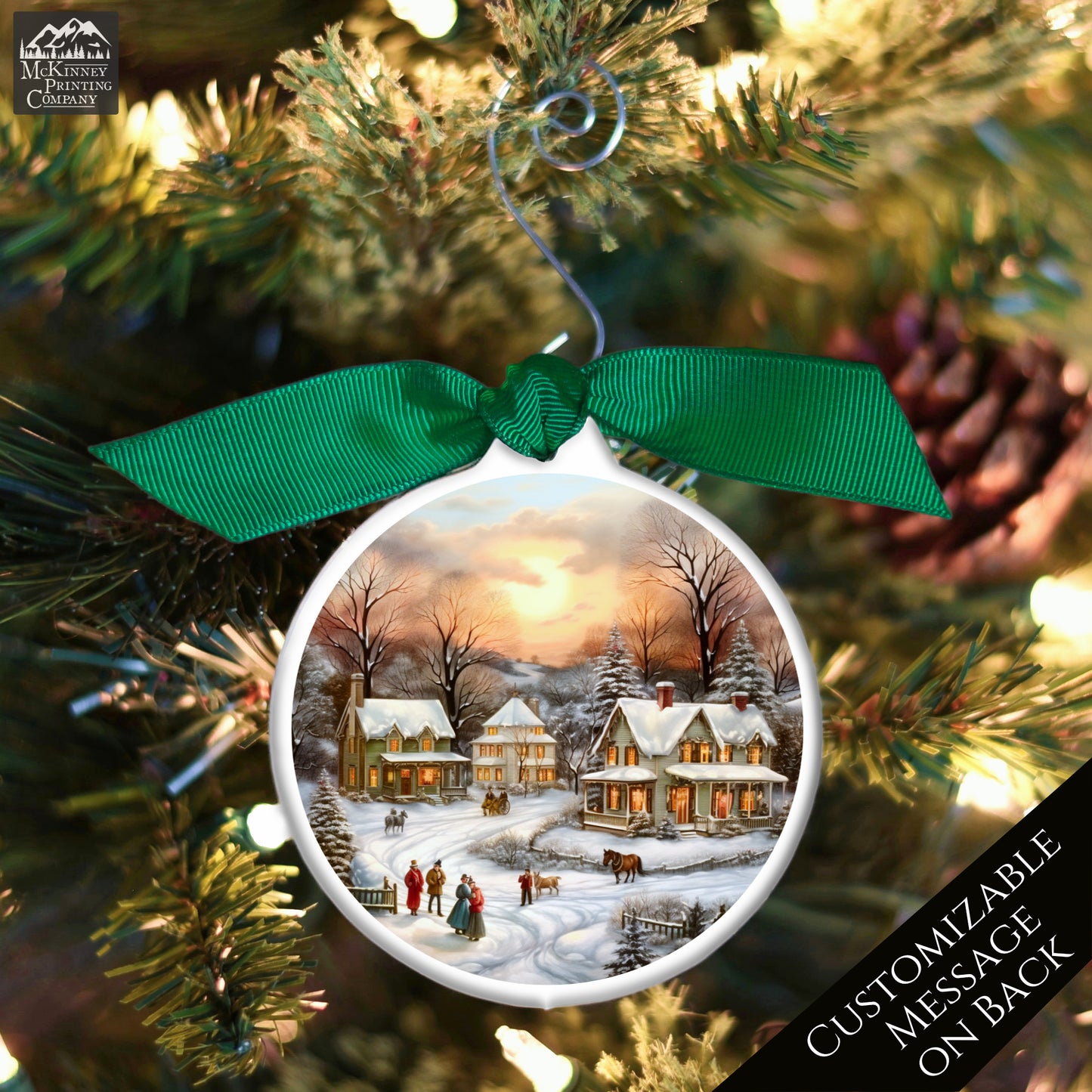 Victorian Christmas Ornaments - Village, Antique, Vintage, Shabby Chic