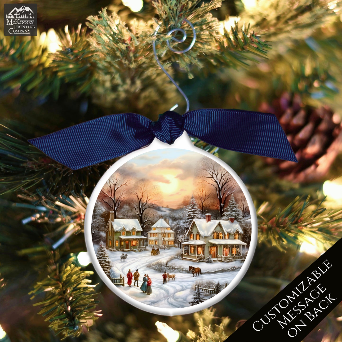 Victorian Christmas Ornaments - Village, Antique, Vintage, Shabby Chic