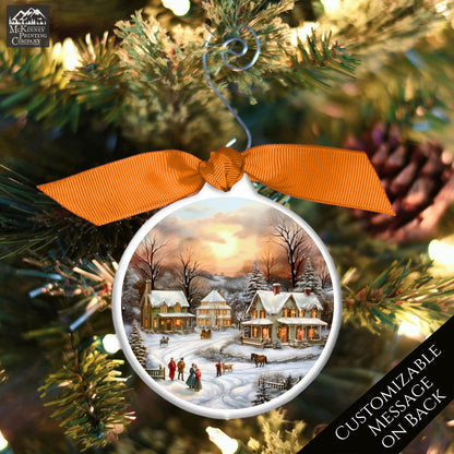 Victorian Christmas Ornaments - Village, Antique, Vintage, Shabby Chic