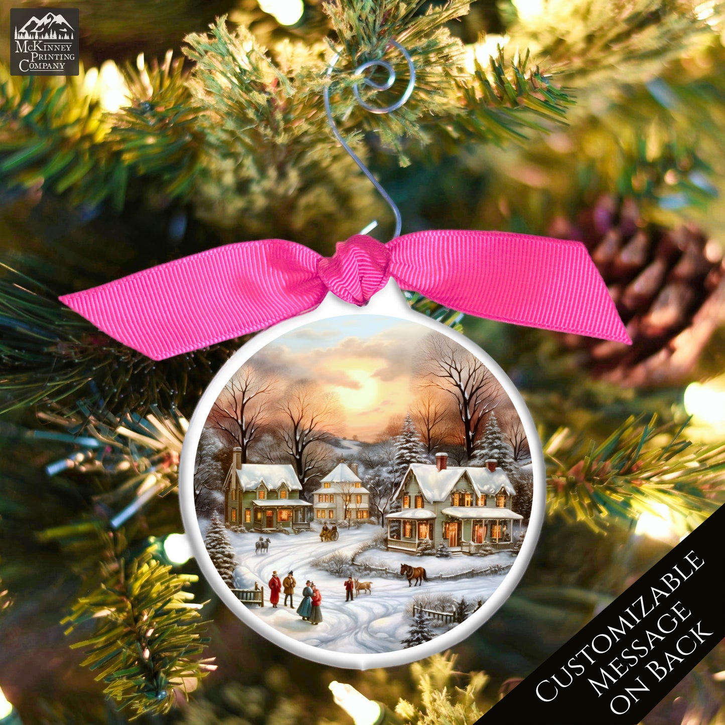 Victorian Christmas Ornaments - Village, Antique, Vintage, Shabby Chic