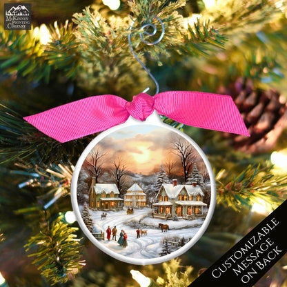 Victorian Christmas Ornaments - Village, Antique, Vintage, Shabby Chic