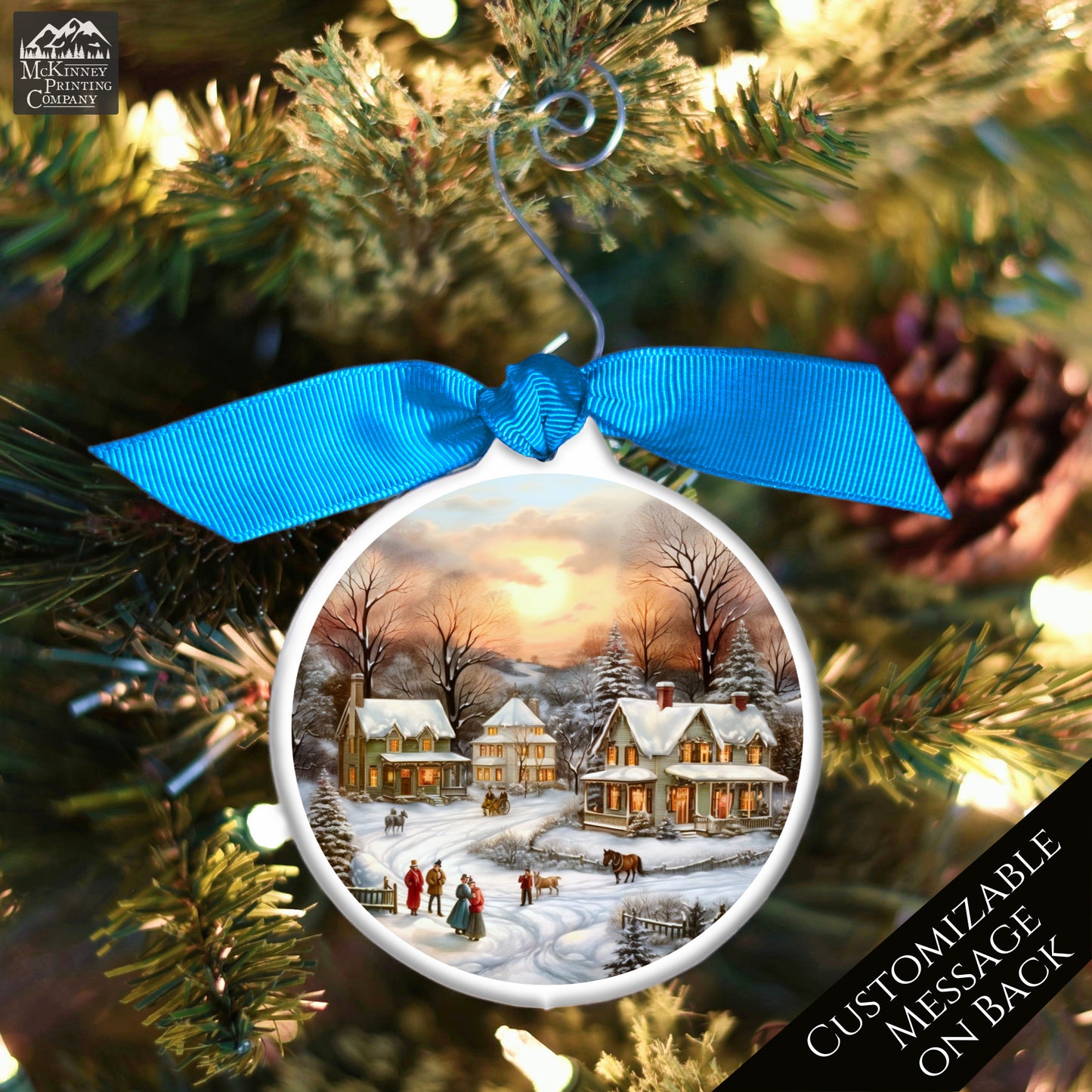 Victorian Christmas Ornaments - Village, Antique, Vintage, Shabby Chic