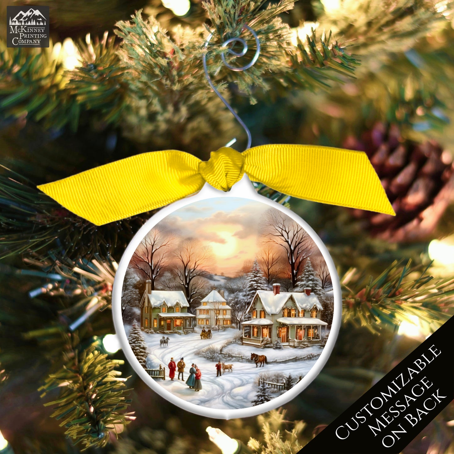 Victorian Christmas Ornaments - Village, Antique, Vintage, Shabby Chic