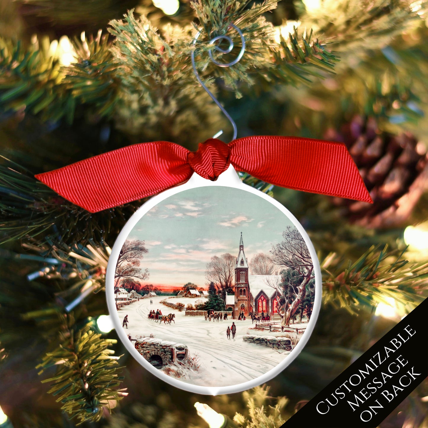 Victorian Christmas Ornaments - Handmade, Decorations, Vintage