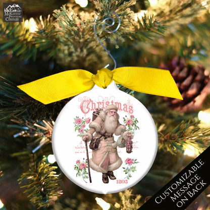 Victorian Christmas Ornaments - Vintage, Personalized, Santa, Décor