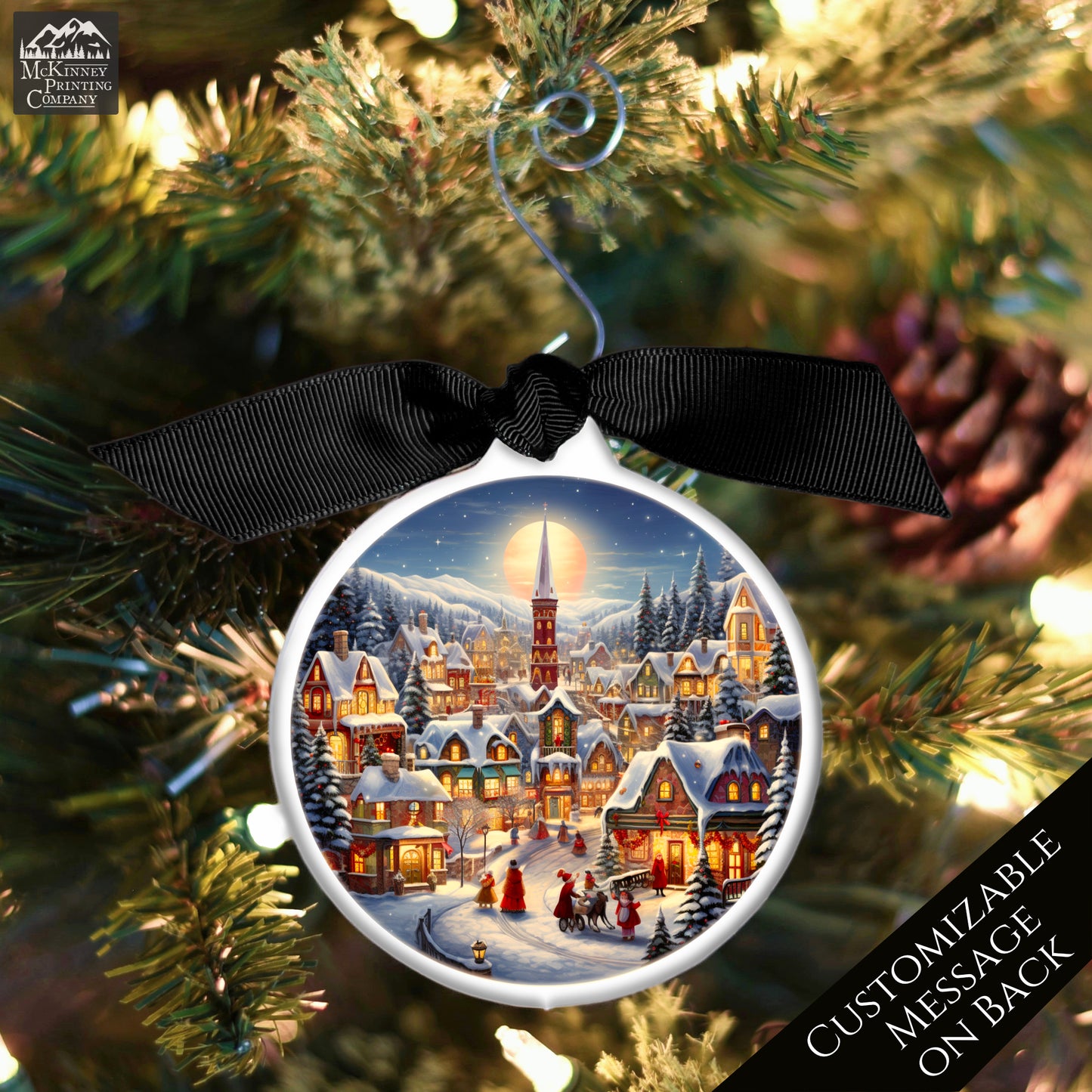 Christmas Village - Victorian Christmas Ornaments, Vintage, Keepsake