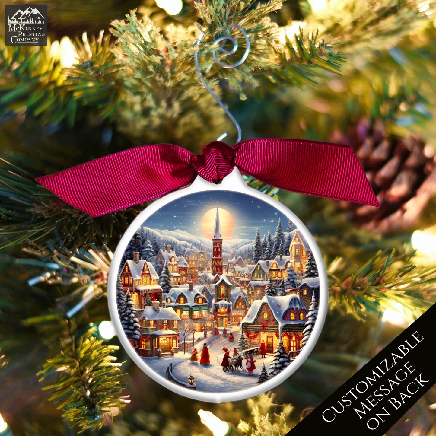 Christmas Village - Victorian Christmas Ornaments, Vintage, Keepsake