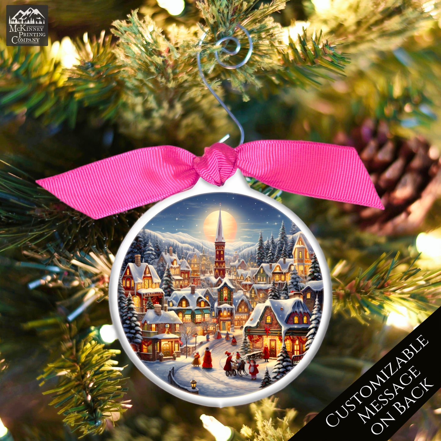 Christmas Village - Victorian Christmas Ornaments, Vintage, Keepsake