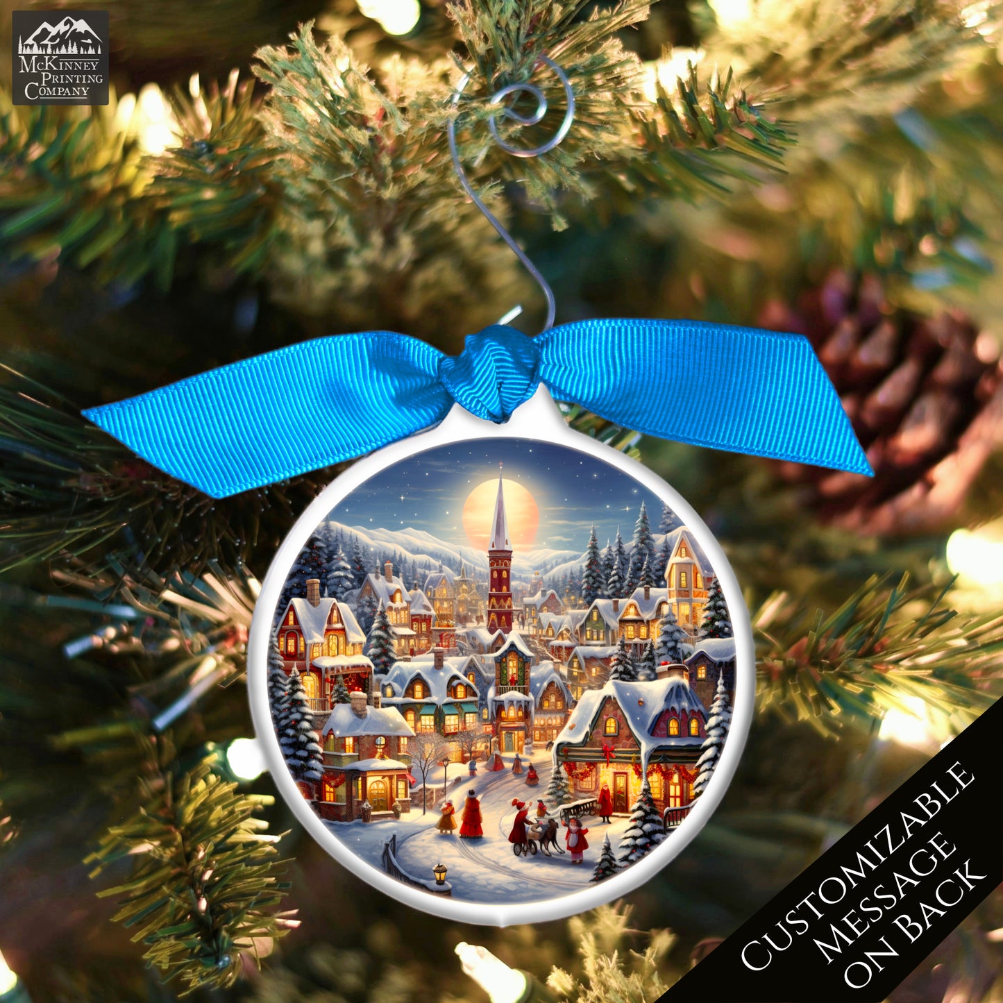 Christmas Village - Victorian Christmas Ornaments, Vintage, Keepsake