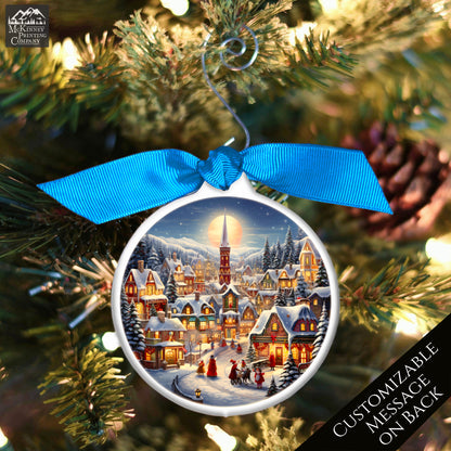 Christmas Village - Victorian Christmas Ornaments, Vintage, Keepsake