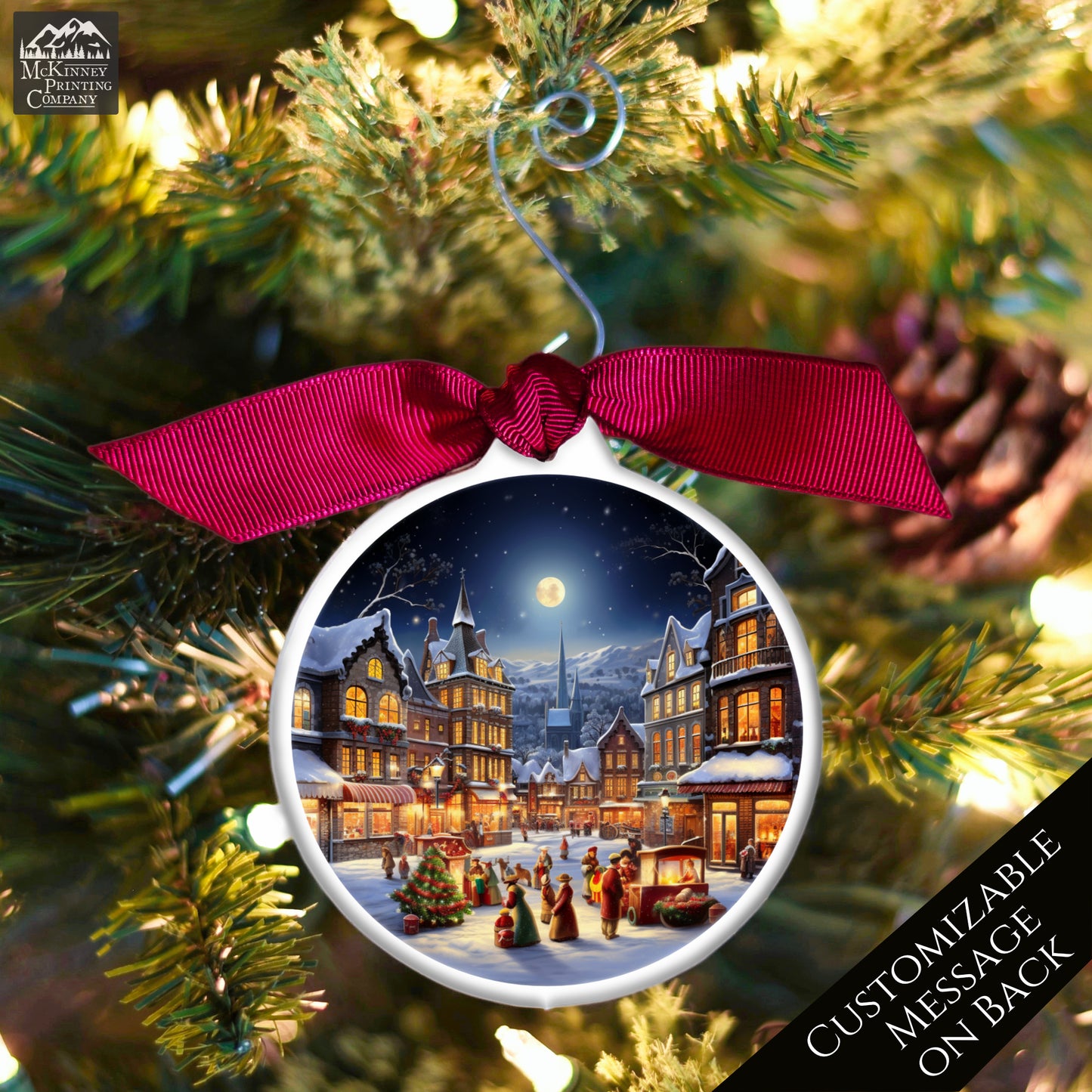 Christmas Village - Victorian Christmas Ornaments, Vintage, Home Décor
