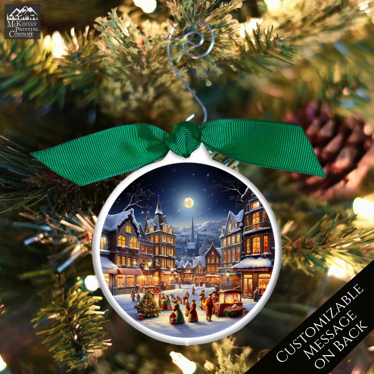 Christmas Village - Victorian Christmas Ornaments, Vintage, Home Décor