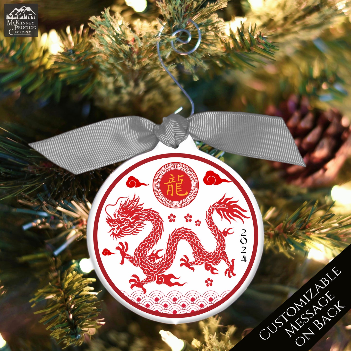 Chinese New Year - Christmas Ornament, Year of the Dragon, Zodiac