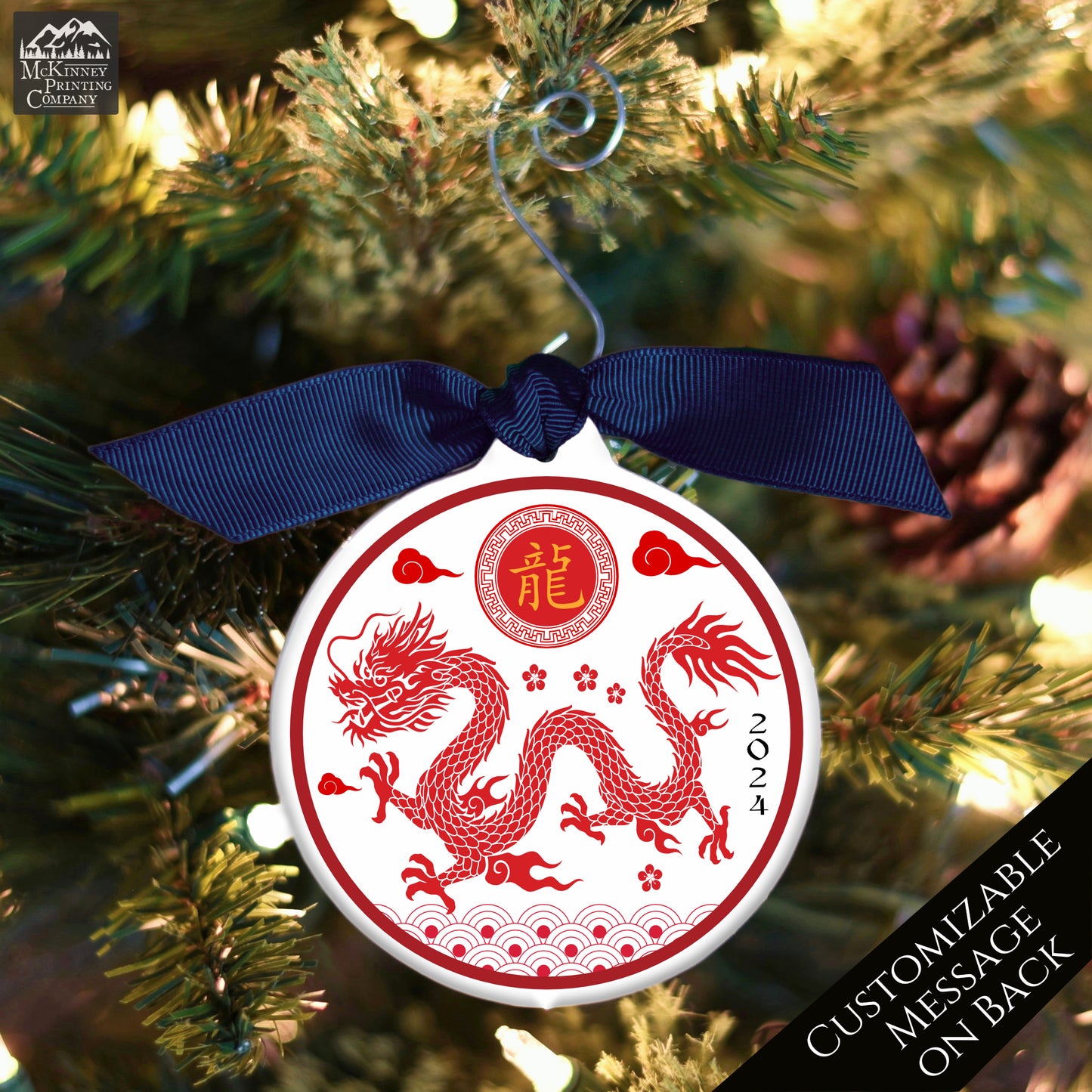 Chinese New Year - Christmas Ornament, Year of the Dragon, Zodiac