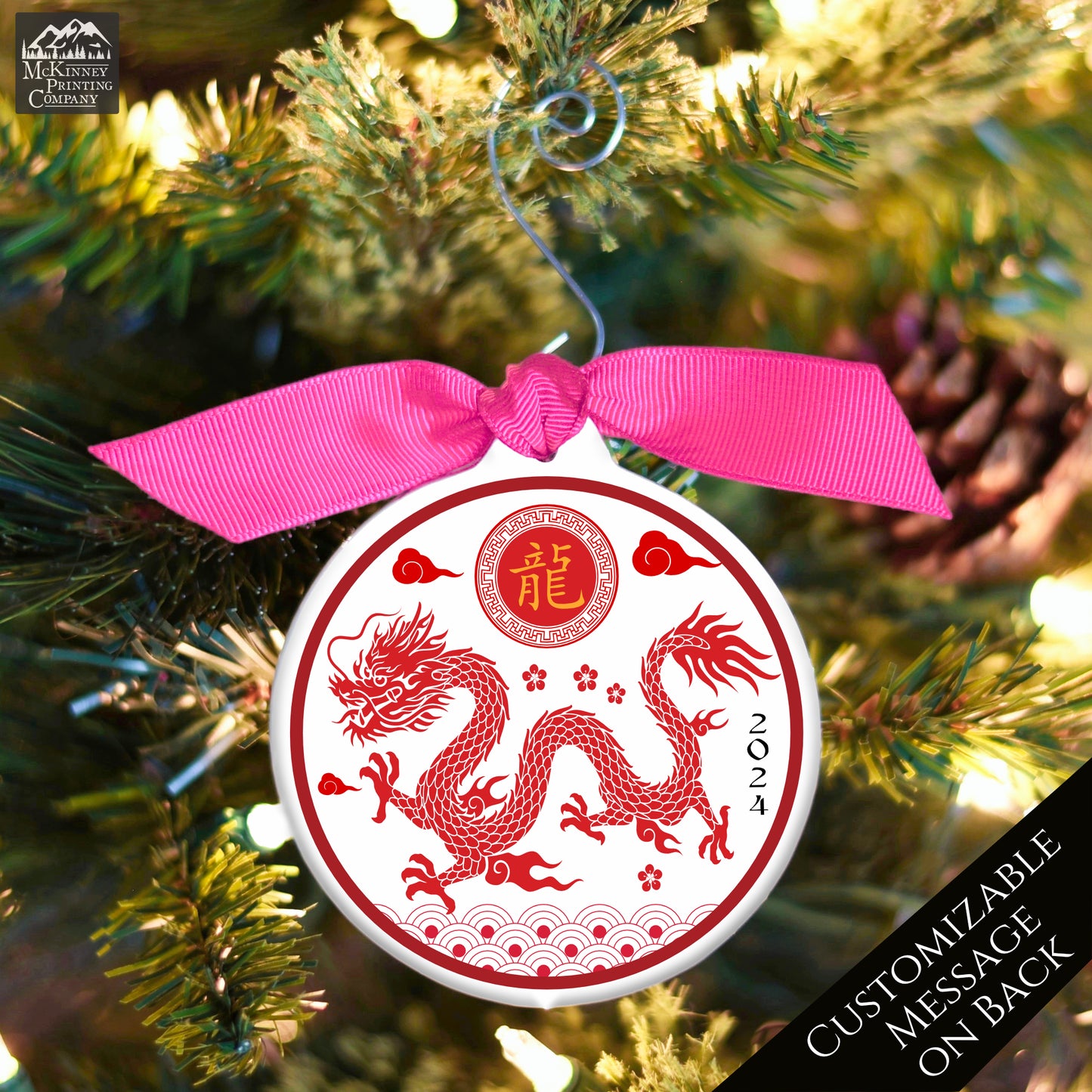 Chinese New Year - Christmas Ornament, Year of the Dragon, Zodiac