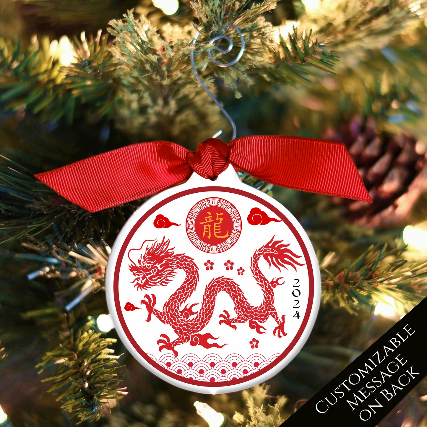 Chinese New Year - Christmas Ornament, Year of the Dragon, Zodiac