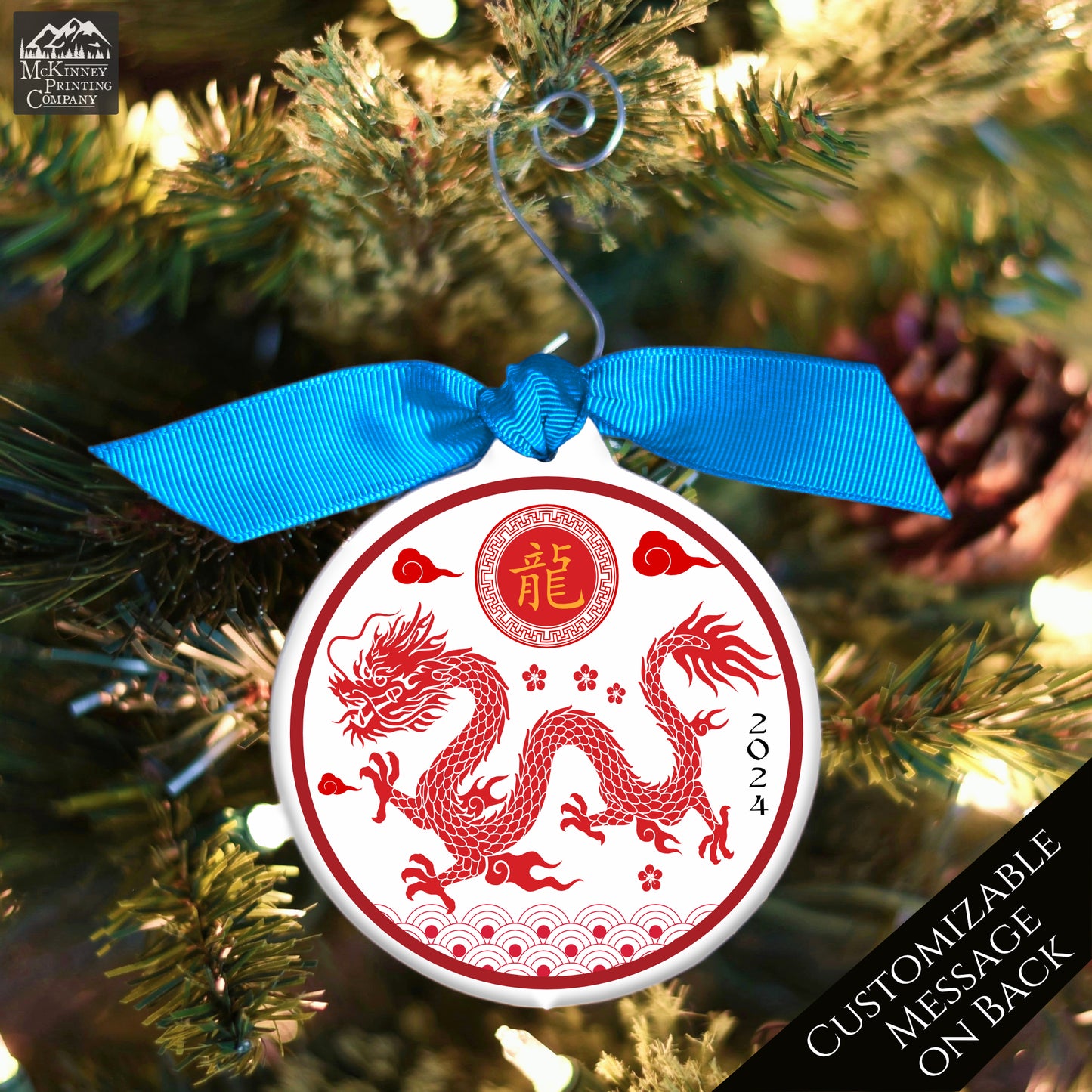 Chinese New Year - Christmas Ornament, Year of the Dragon, Zodiac