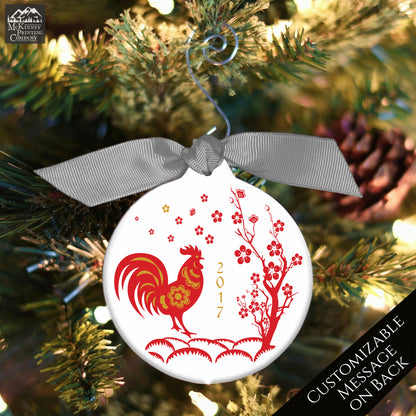 Chinese New Year - Christmas Ornament, Year of the Rooster, Zodiac
