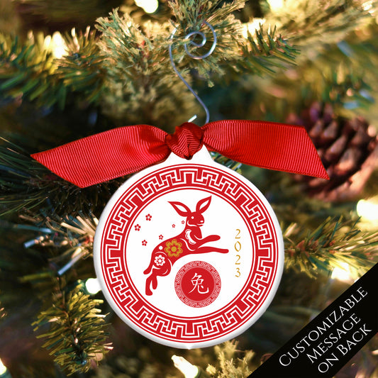 Chinese New Year - Christmas Ornament, Year of the Rabbit, Zodiac