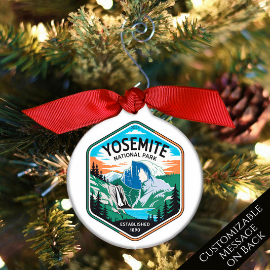 Yosemite National Park - National Park Ornament, California, Personalized, Camping, Hiking, Souvenir, Vacation, Christmas Gift