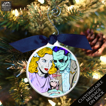 Halloween Christmas Ornament - Zombie, Street Art, Graffiti, Abstract