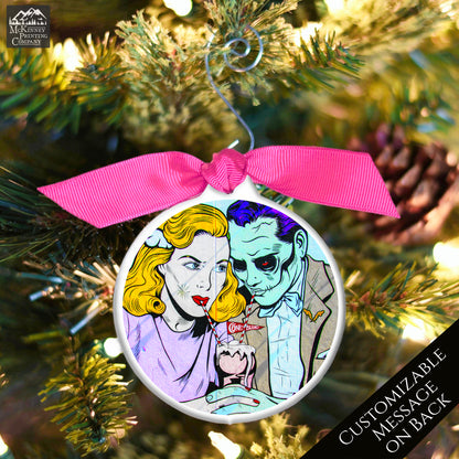 Halloween Christmas Ornament - Zombie, Street Art, Graffiti, Abstract