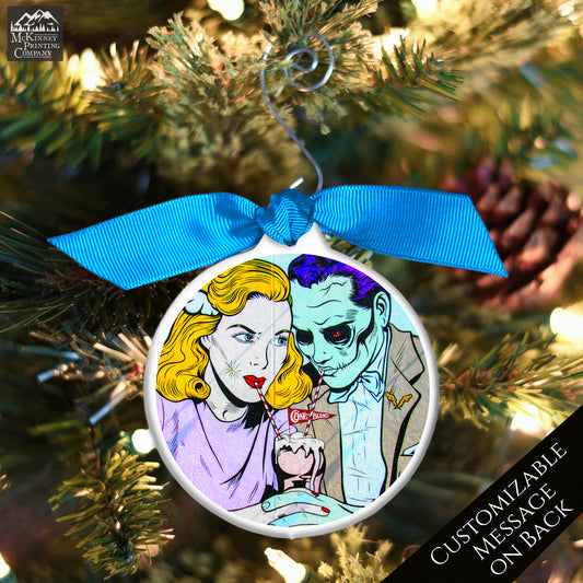 Halloween Christmas Ornament - Zombie, Street Art, Graffiti, Abstract