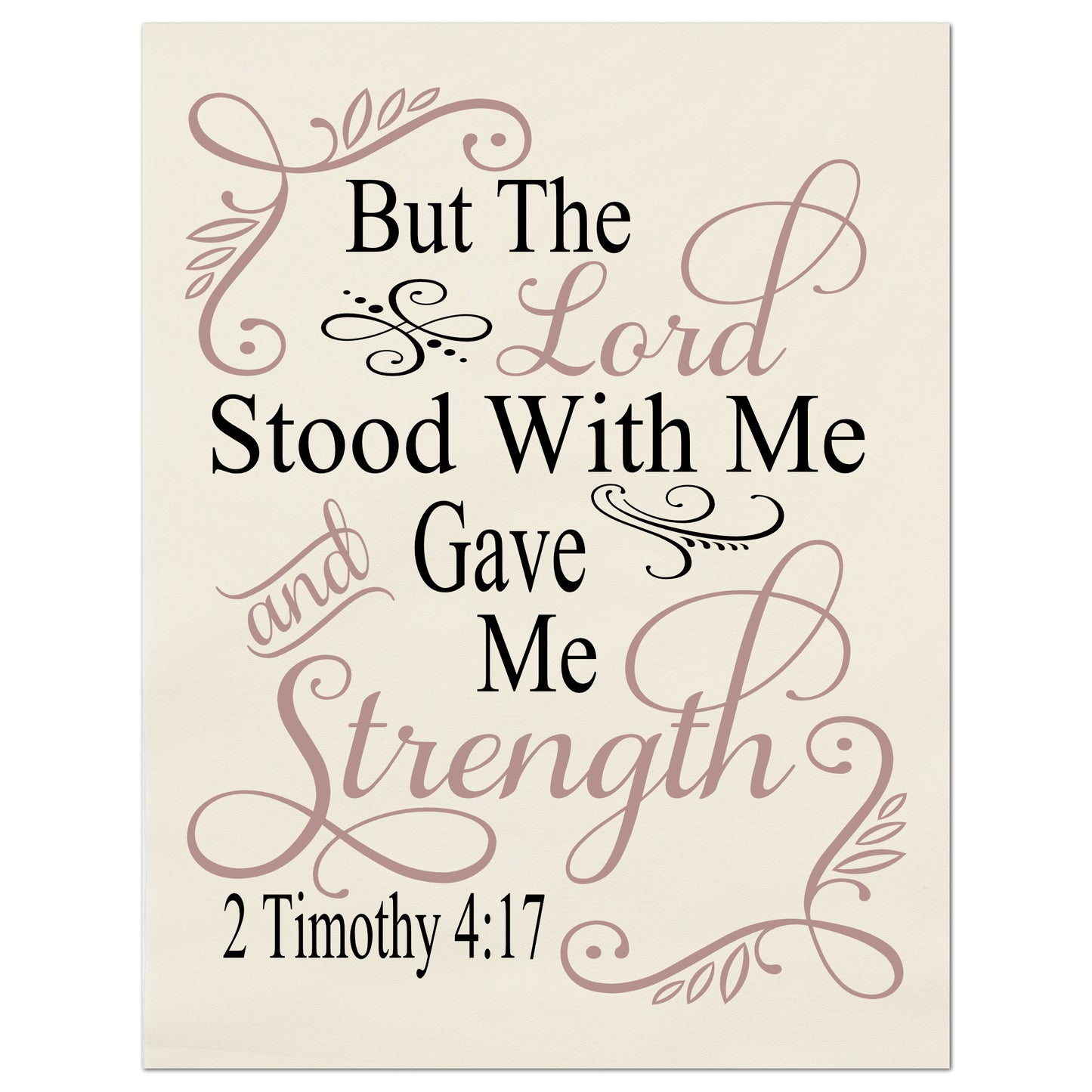 2 Timothy 4:17, But the Lord Stood With Me and Gave Me Strength