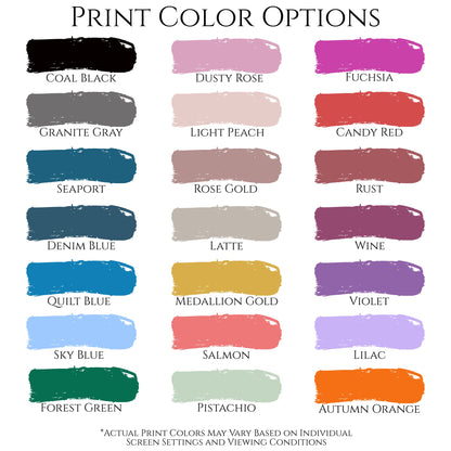 Quilt Fabric, Print Color Options