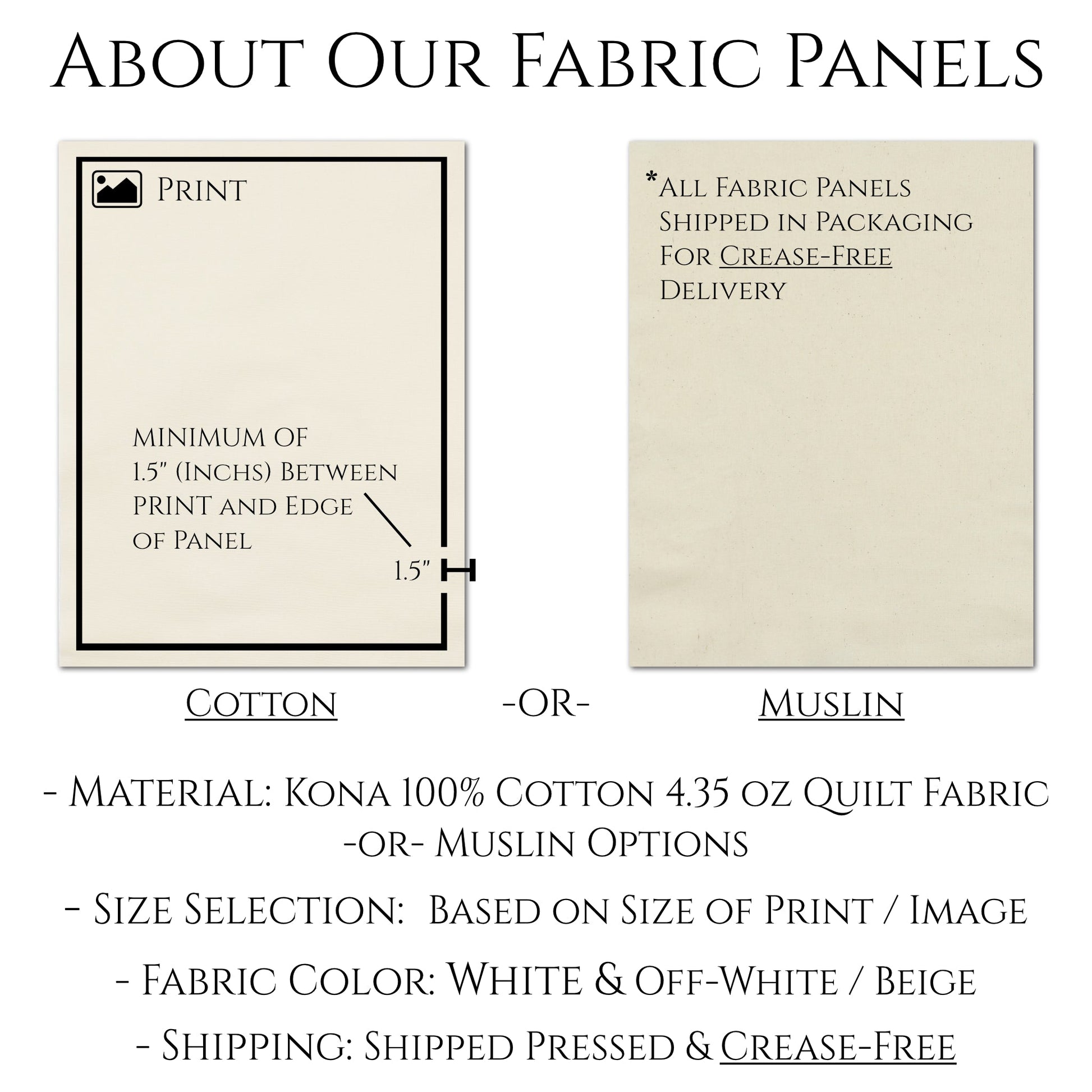 Quilting Fabric, Quilt Fabric, Fabric Panel Prints, Kona Cotton, 100%, Muslin, 4.35 oz