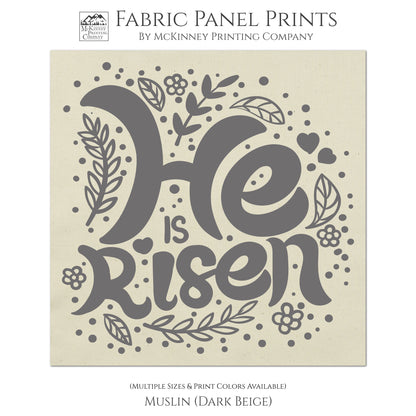 He is Risen, Christian Fabric, Religious, Quilt, Quilting Block, Sewing 