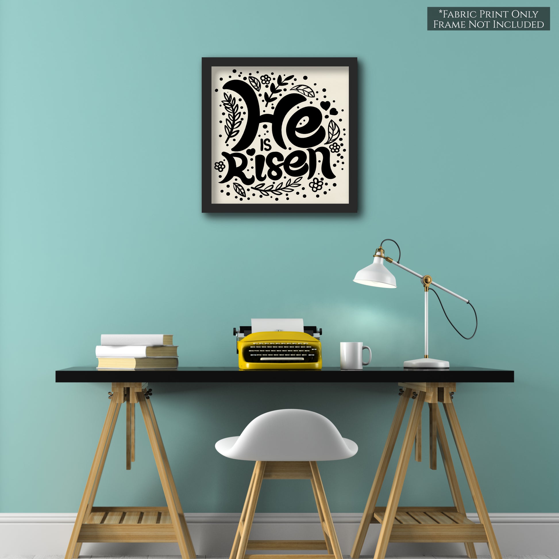 He is Risen, Christian Wall Art, Religious, Quilt, Quilting Block, Sewing 