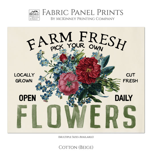 Sunflower Fabric - Farmhouse, Large, Kona Cotton, Muslin Print, Quilt –  McKinney Printing Company, LLC