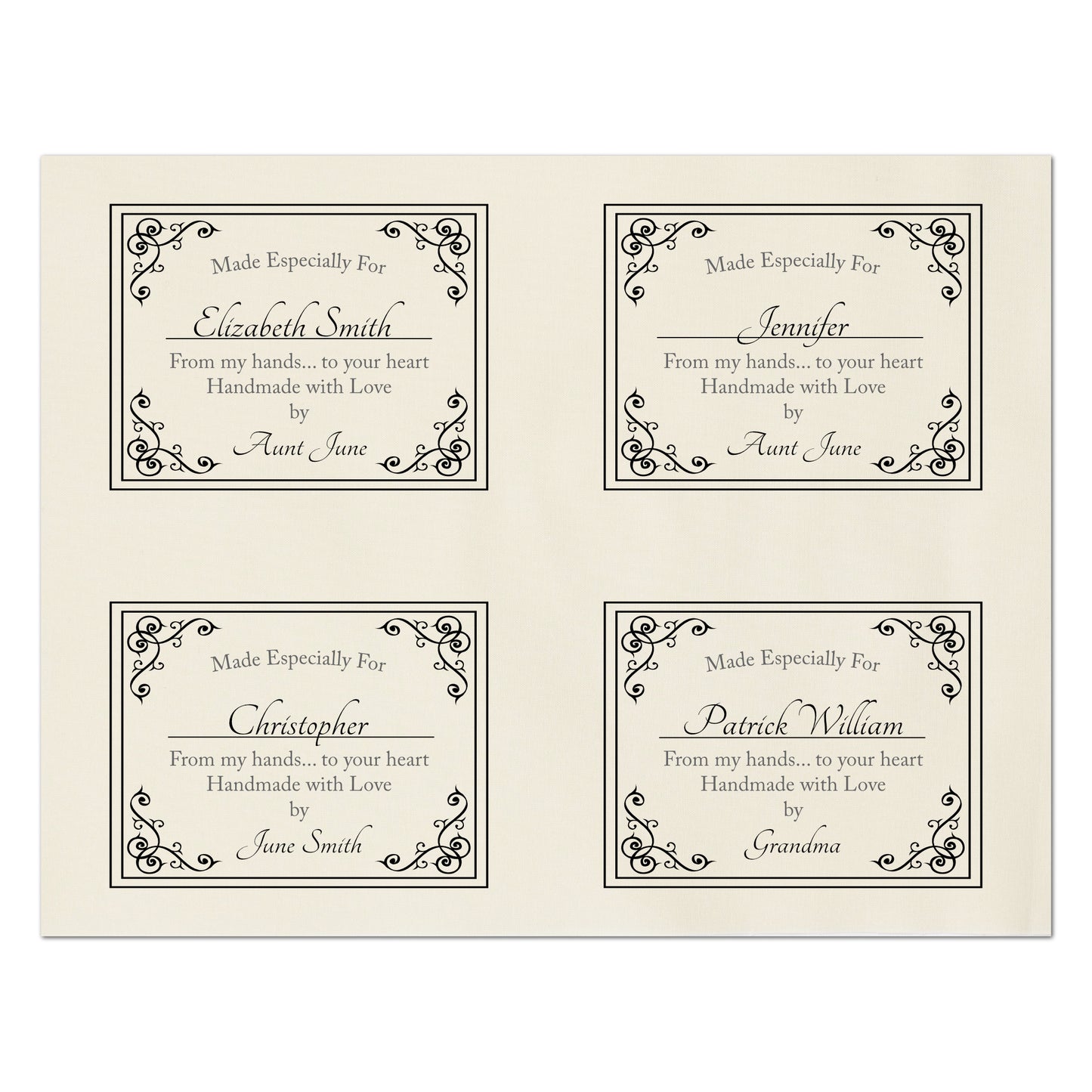 Quilt Labels, Personalized - Fabric Tags, For Handmade Sewing Items, C – McKinney Printing Company quilt-labels-personalized-fabric-tags-for-handmade-sewing-items-c-mckinney-printing-company